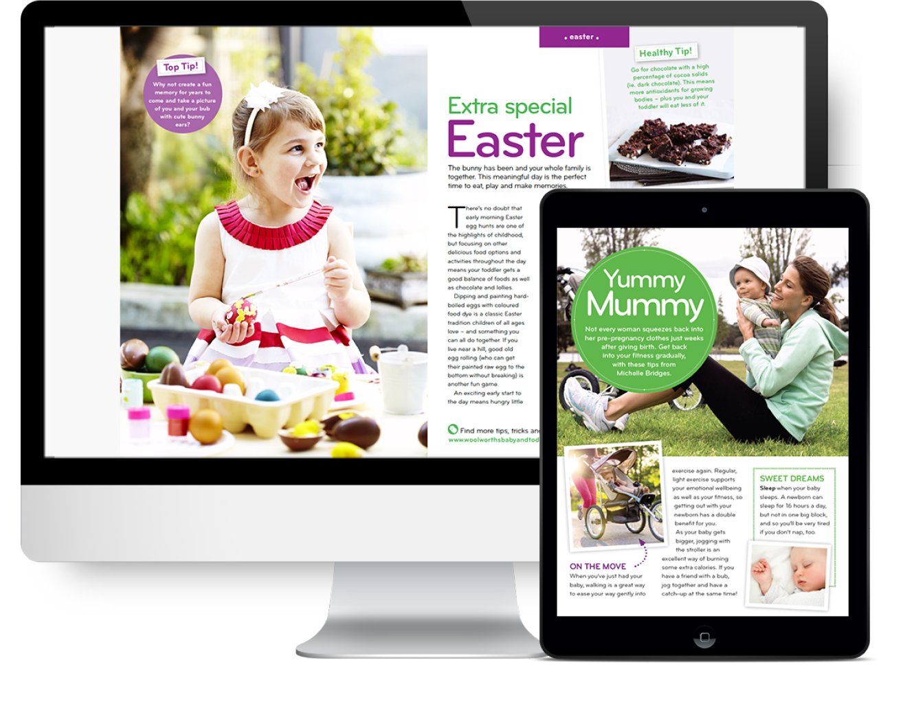 Woolworths e-guide - Design by Kristy